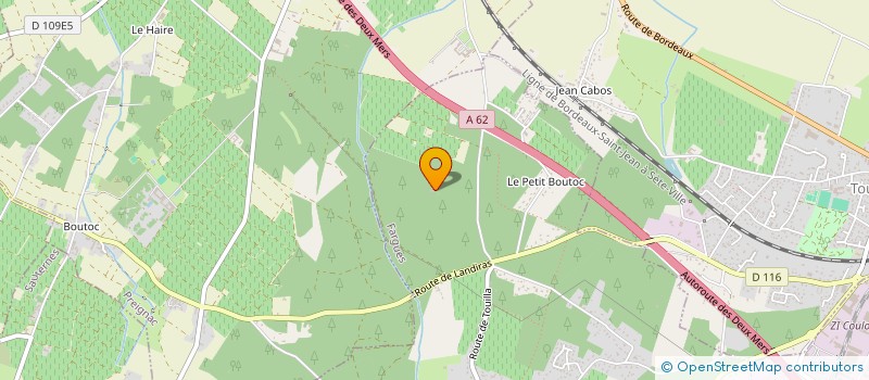 localisation de l'entreprise MONSIEUR ALAIN PAGOT  BIEUJAC