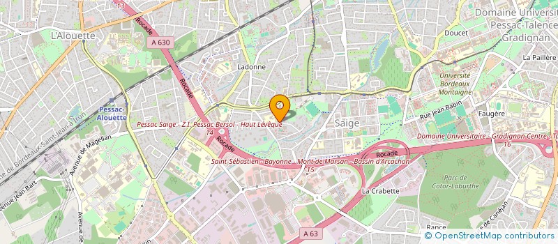 localisation de l'entreprise MONSIEUR ALAIN PAHLAVAN  PESSAC