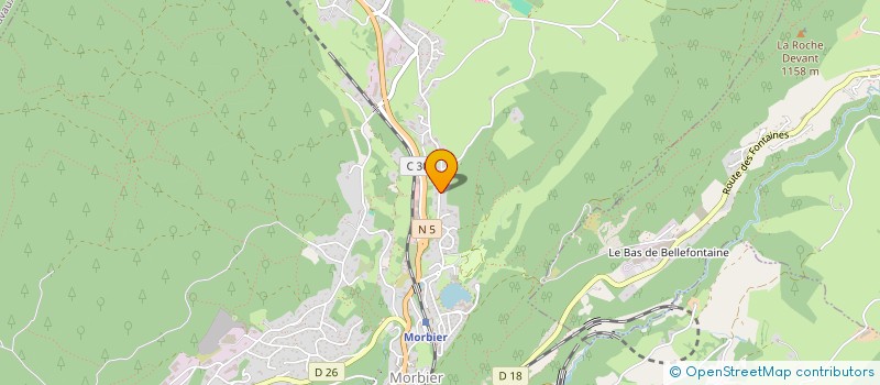 localisation de l'entreprise MONSIEUR ALAIN PAILLARD  MORBIER