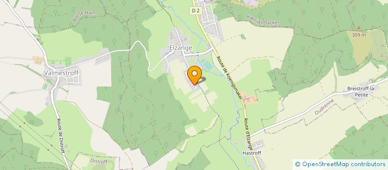 localisation de l'entreprise MONSIEUR ALAIN PAILLER  ELZANGE