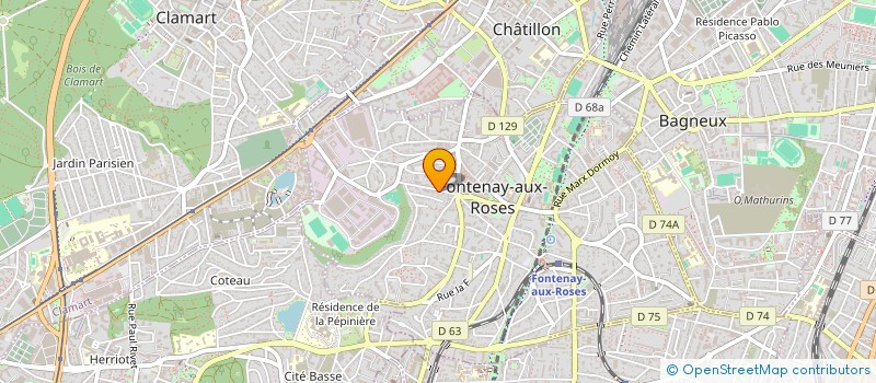 localisation de l'entreprise MONSIEUR ALAIN PAIONNI à FONTENAY-AUX-ROSES