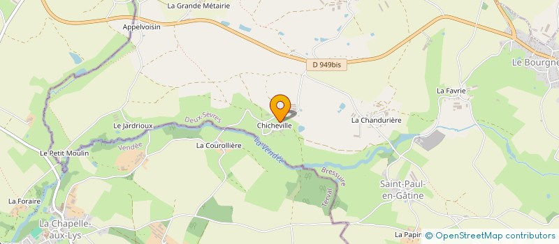 localisation de l'entreprise MONSIEUR ALAIN PALLARD à SAINT-PAUL-EN-GATINE