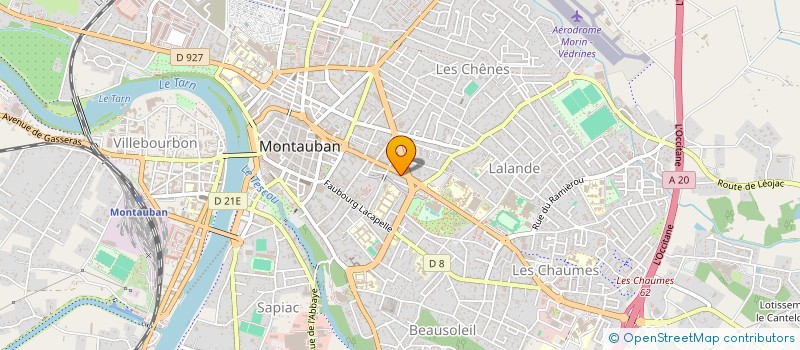 localisation de l'entreprise MONSIEUR ALAIN PALOMBA  MONTAUBAN