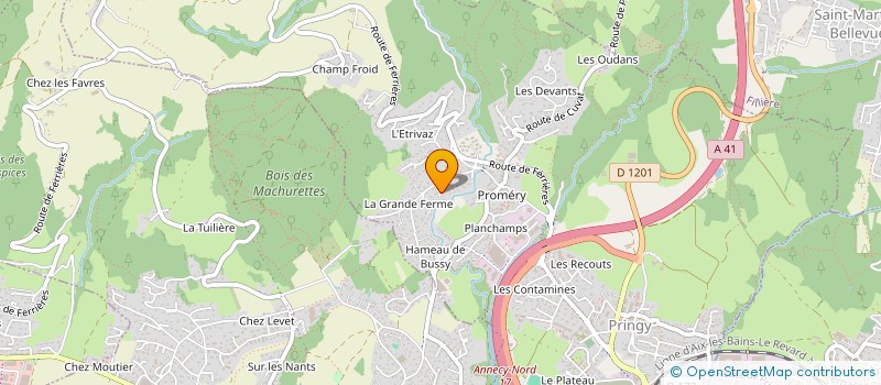 localisation de l'entreprise MONSIEUR ALAIN PANARIELLO à ANNECY