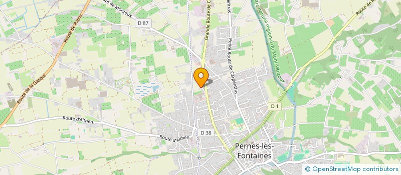 localisation de l'entreprise MONSIEUR ALAIN PANSIN à PERNES-LES-FONTAINES