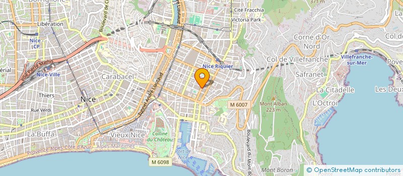 localisation de l'entreprise MONSIEUR ALAIN PANTEL à NICE