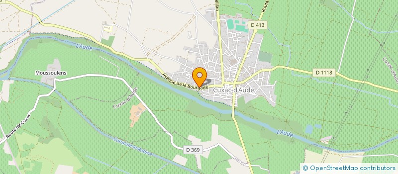 localisation de l'entreprise MONSIEUR ALAIN PAQUIER  CUXAC-D'AUDE