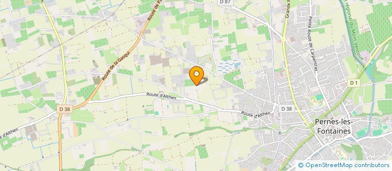 localisation de l'entreprise MONSIEUR ALAIN PAQUIN à PERNES-LES-FONTAINES