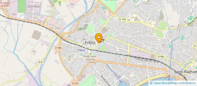 localisation de l'entreprise MONSIEUR ALAIN PAREE à FREJUS