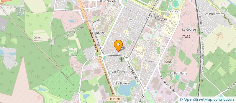 localisation de l'entreprise MONSIEUR ALAIN PAREUIL à ORLEANS
