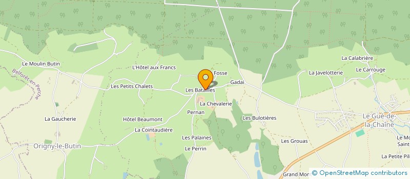 localisation de l'entreprise MONSIEUR ALAIN PARIS à BELFORET-EN-PERCHE