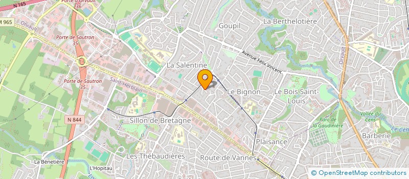 localisation de l'entreprise MONSIEUR ALAIN PARIS à ORVAULT