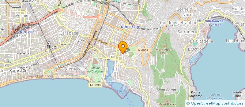 localisation de l'entreprise MONSIEUR ALAIN PAROLINI à NICE