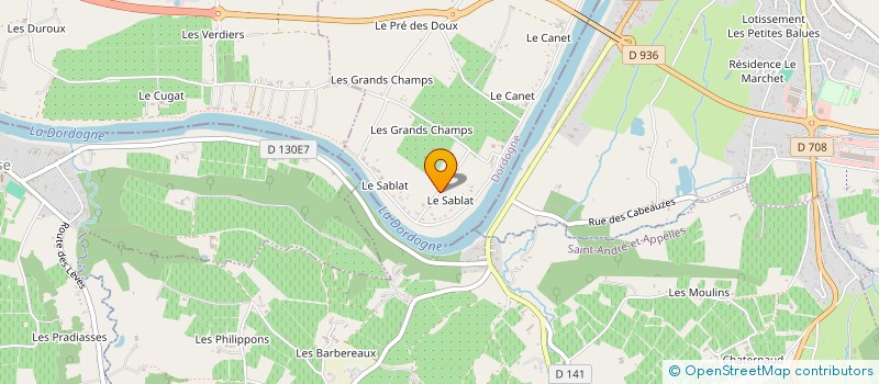 localisation de l'entreprise MONSIEUR ALAIN PASQUET à PORT-SAINTE-FOY-ET-PONCHAPT