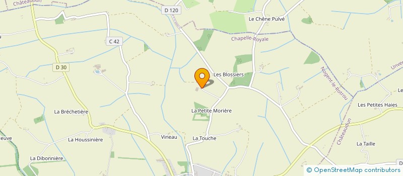 localisation de l'entreprise MONSIEUR ALAIN PASQUIER à CHAPELLE-ROYALE