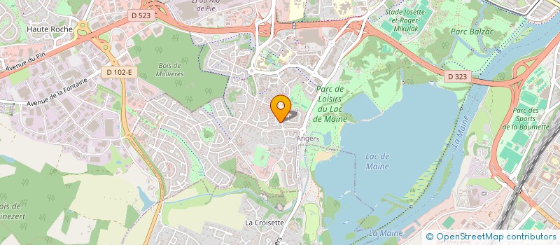 localisation de l'entreprise MONSIEUR ALAIN PASQUINI à ANGERS