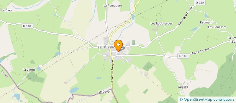 localisation de l'entreprise MONSIEUR ALAIN PASSERIF  SAINT-SAUVIER