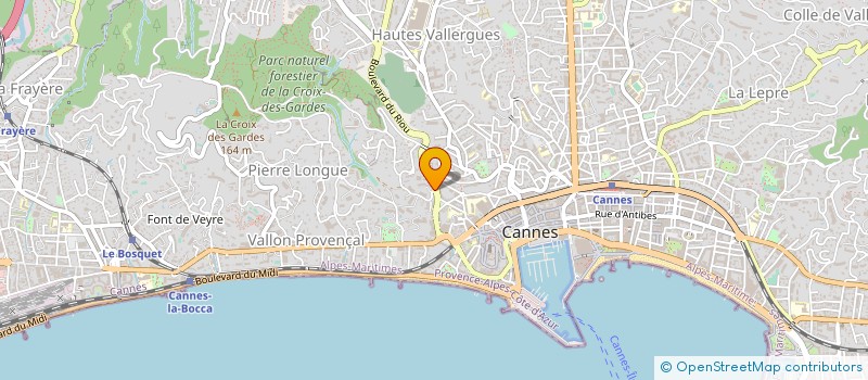 localisation de l'entreprise MONSIEUR ALAIN PASTOR  CANNES