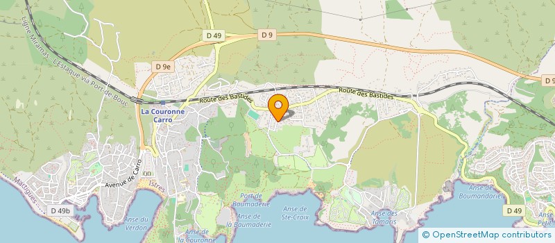 localisation de l'entreprise MONSIEUR ALAIN PASTOUR à MARTIGUES