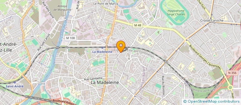 localisation de l'entreprise MONSIEUR ALAIN PASTOURET à MARCQ-EN-BARŒUL