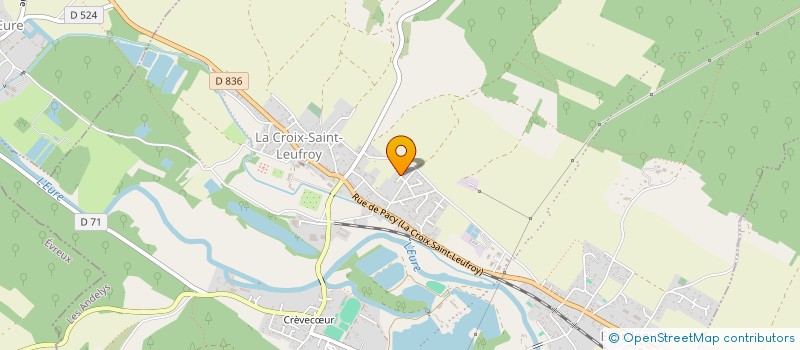 localisation de l'entreprise MONSIEUR ALAIN PATIN  CLEF VALLEE D'EURE