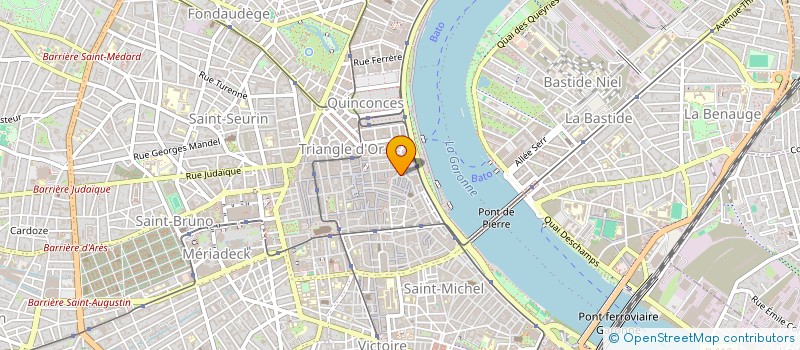 localisation de l'entreprise MONSIEUR ALAIN PATISSOU  BORDEAUX