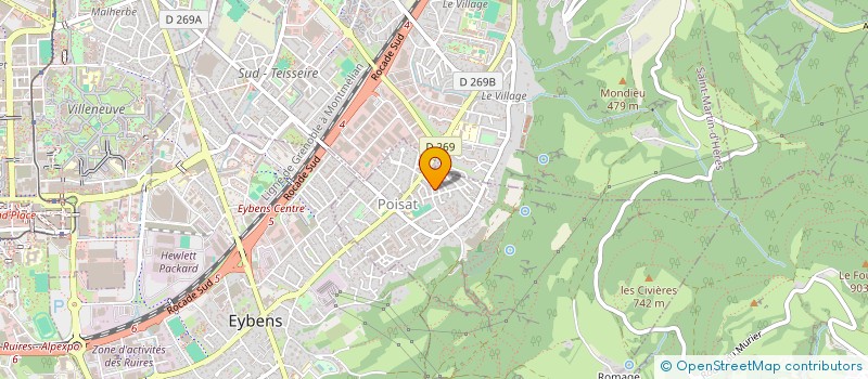 localisation de l'entreprise MONSIEUR ALAIN PATRICK FAUCONNET  POISAT