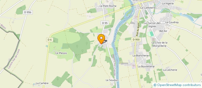 localisation de l'entreprise MONSIEUR ALAIN PATRICK GRACIEUX à NEONS-SUR-CREUSE