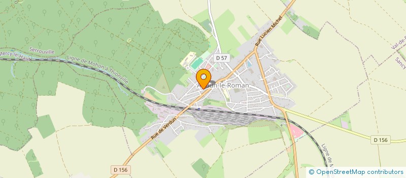 localisation de l'entreprise MONSIEUR ALAIN PAUCET  AUDUN-LE-ROMAN