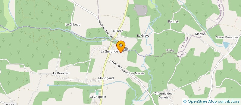 localisation de l'entreprise MONSIEUR ALAIN PAUL à LAGORCE