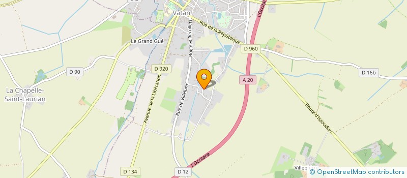 localisation de l'entreprise MONSIEUR ALAIN PAULMIER à VATAN