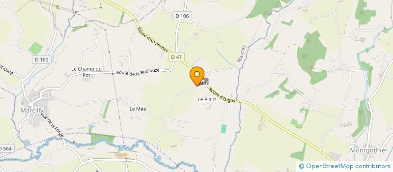 localisation de l'entreprise MONSIEUR ALAIN PAUTRET  MARCILLY