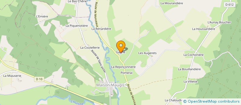 localisation de l'entreprise MONSIEUR ALAIN PAVIE à COUR-MAUGIS SUR HUISNE