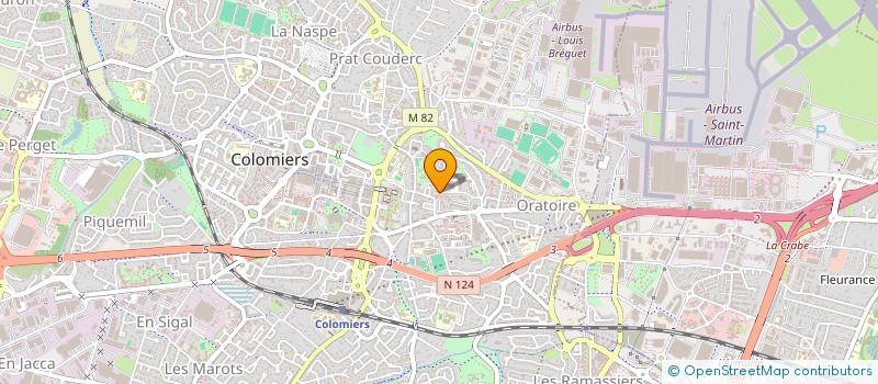 localisation de l'entreprise MONSIEUR ALAIN PAYET à COLOMIERS