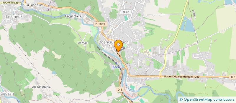 localisation de l'entreprise MONSIEUR ALAIN PAYET à BOEN-SUR-LIGNON