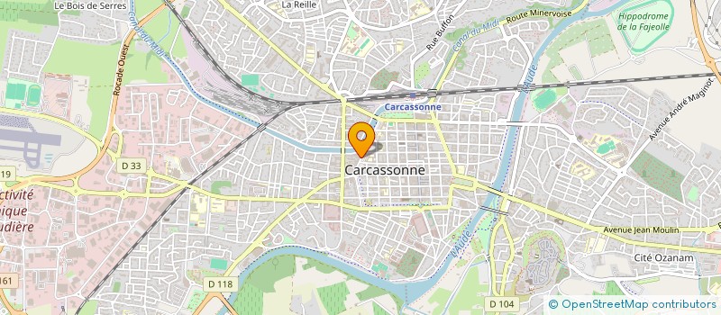localisation de l'entreprise MONSIEUR ALAIN PECAL à CARCASSONNE