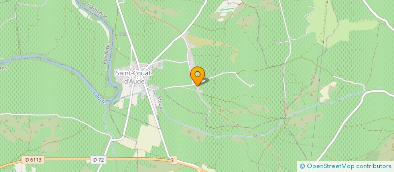 localisation de l'entreprise MONSIEUR ALAIN PECH  SAINT-COUAT-D'AUDE