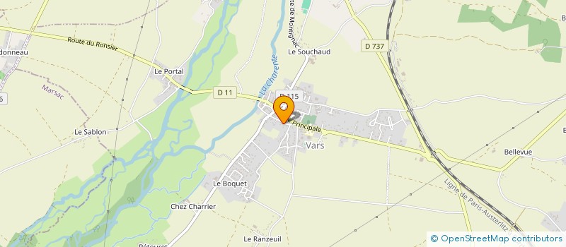 localisation de l'entreprise MONSIEUR ALAIN PECHMALBEC à VARS