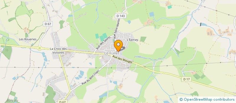 localisation de l'entreprise MONSIEUR ALAIN PEIGNET  OREE-D'ANJOU