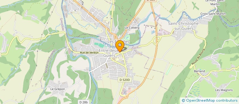 localisation de l'entreprise MONSIEUR ALAIN PELLEGRINELLI  SAINT-LAURENT-DU-PONT