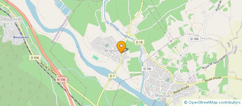 localisation de l'entreprise MONSIEUR ALAIN PELLEGRINELLI  LA ROUVIERE