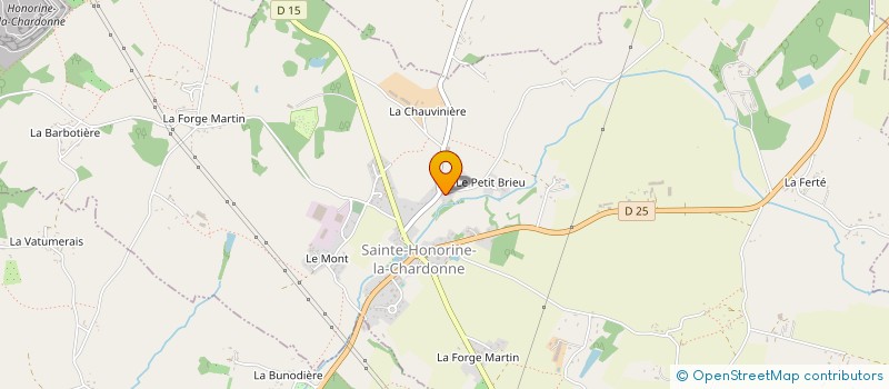 localisation de l'entreprise MONSIEUR ALAIN PELLUET à SAINTE-HONORINE-LA-CHARDONNE