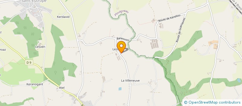 localisation de l'entreprise MONSIEUR ALAIN PENN  PLOUGONVEN