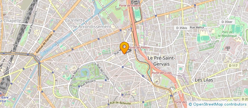 localisation de l'entreprise MONSIEUR ALAIN PENNETIER à PARIS