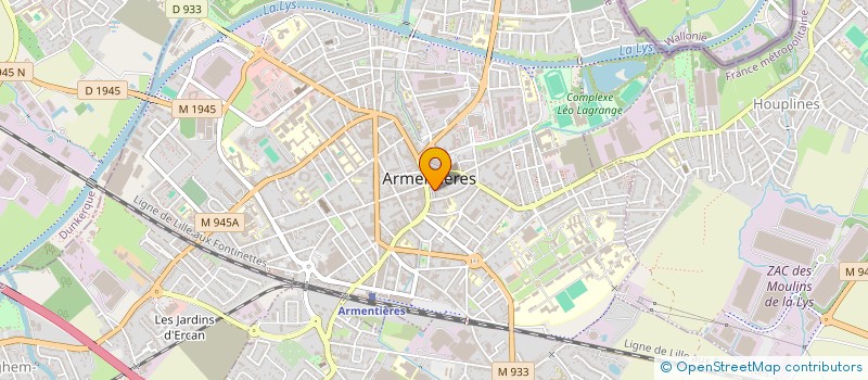 localisation de l'entreprise MONSIEUR ALAIN PENSUET à ARMENTIERES