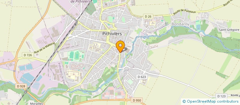 localisation de l'entreprise MONSIEUR ALAIN PENVEN  PITHIVIERS