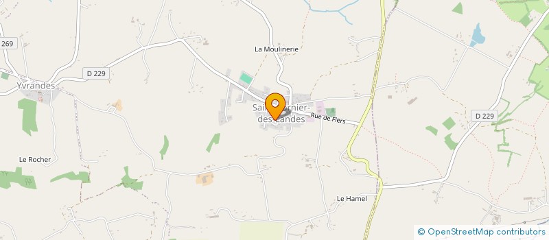 localisation de l'entreprise MONSIEUR ALAIN PEQUIGNY à MONTSECRET-CLAIREFOUGERE