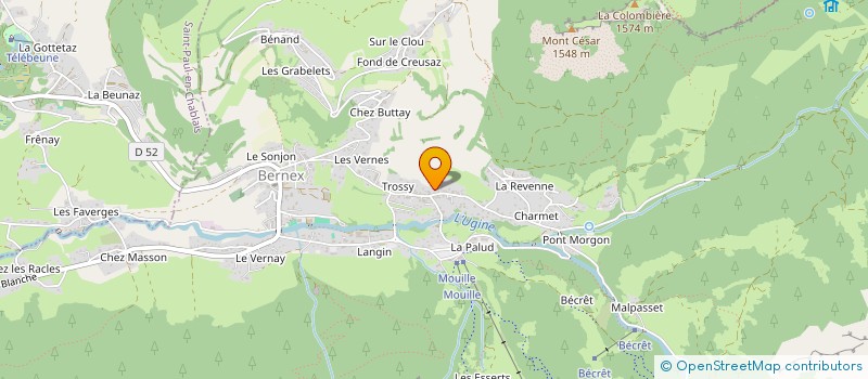 localisation de l'entreprise MONSIEUR ALAIN PERARD  BERNEX