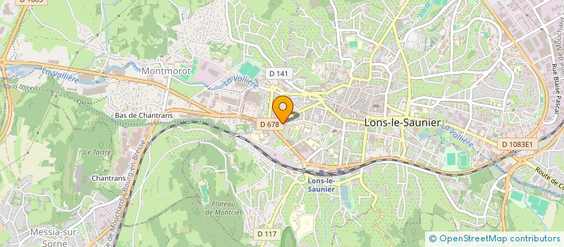 localisation de l'entreprise MONSIEUR ALAIN PERCHE  LONS-LE-SAUNIER