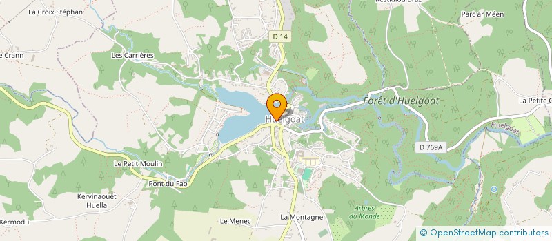 localisation de l'entreprise MONSIEUR ALAIN PERENNEZ à HUELGOAT